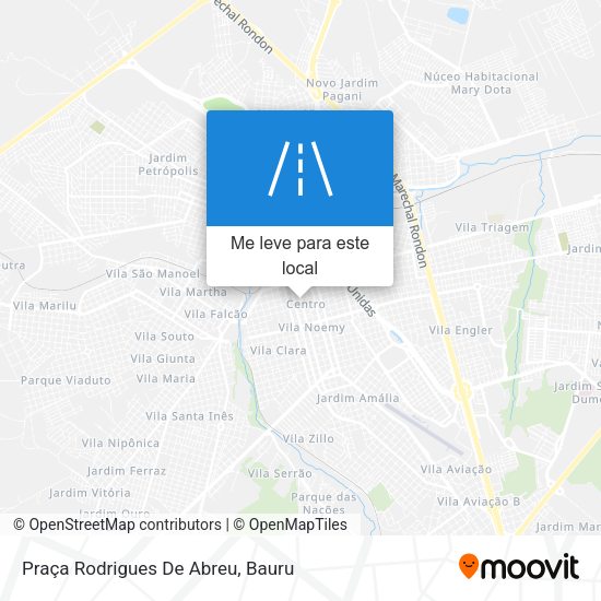 Praça Rodrigues De Abreu mapa