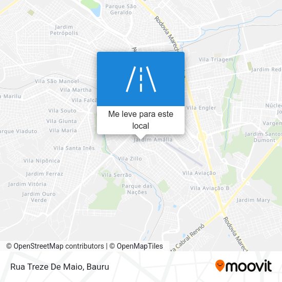Rua Treze De Maio mapa