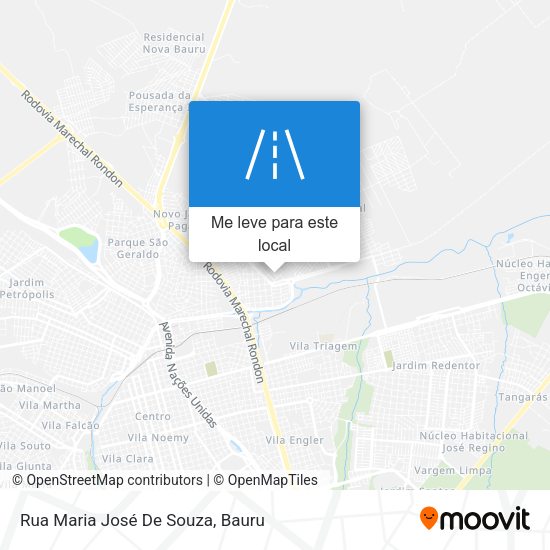 Rua Maria José De Souza mapa