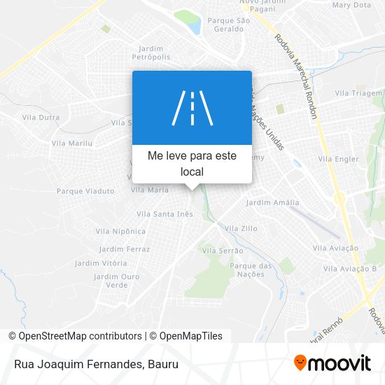 Rua Joaquim Fernandes mapa
