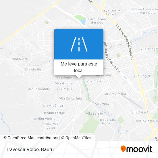 Travessa Volpe mapa