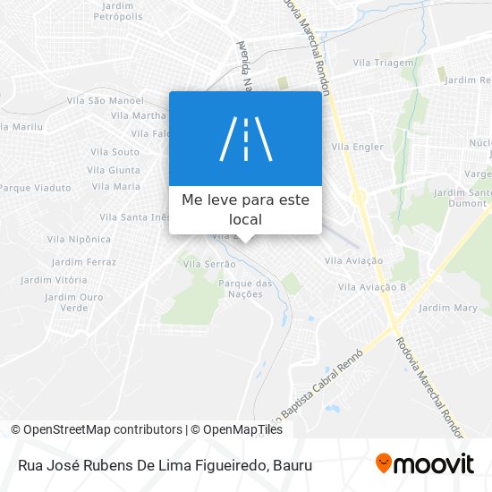Rua José Rubens De Lima Figueiredo mapa