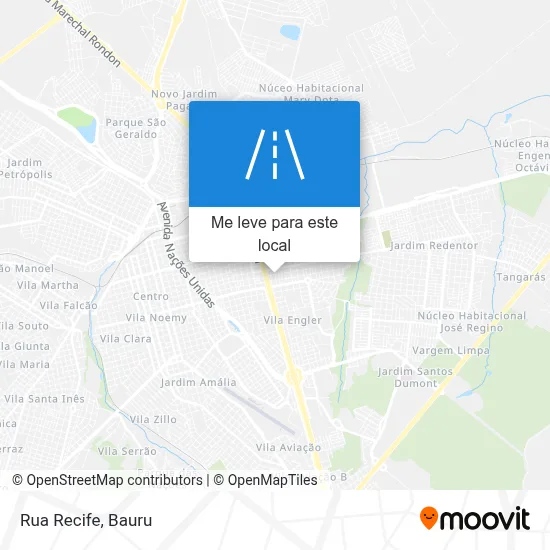 Rua Recife mapa