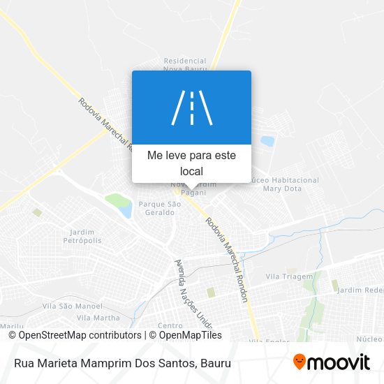 Rua Marieta Mamprim Dos Santos mapa