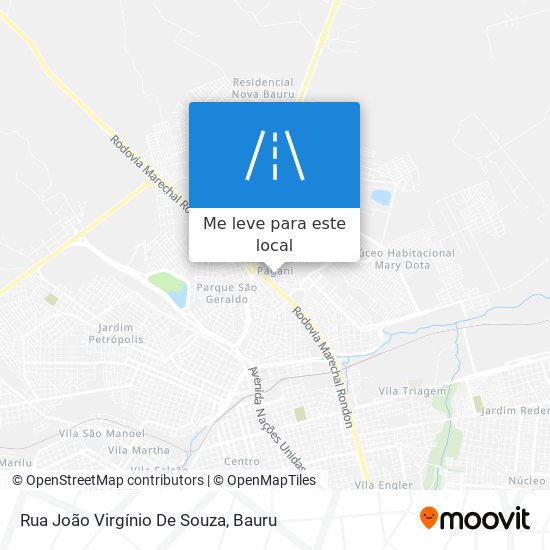 Rua João Virgínio De Souza mapa