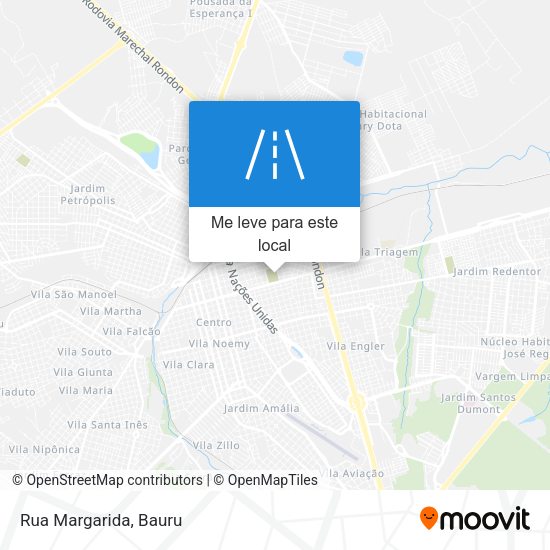 Rua Margarida mapa