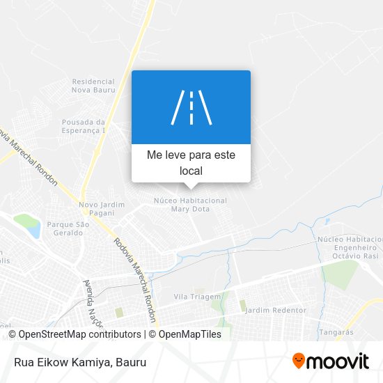 Rua Eikow Kamiya mapa