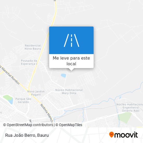 Rua João Berro mapa
