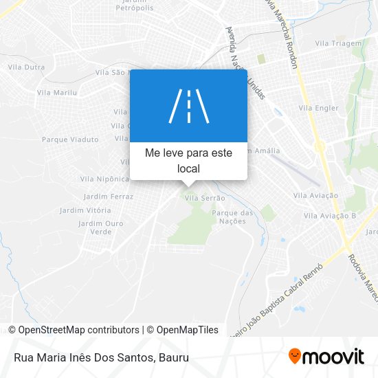 Rua Maria Inês Dos Santos mapa