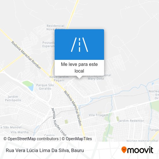 Rua Vera Lúcia Lima Da Silva mapa