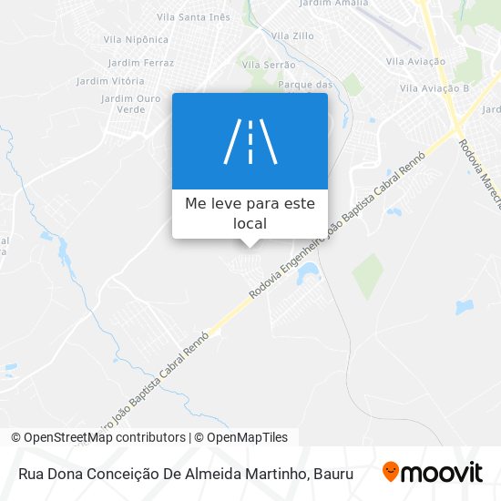 Rua Dona Conceição De Almeida Martinho mapa