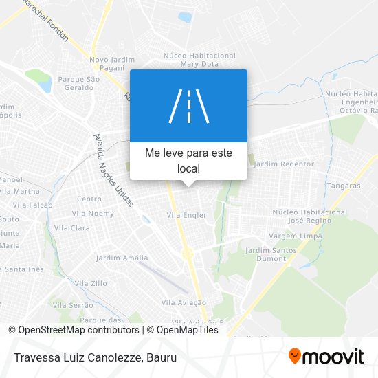 Travessa Luiz Canolezze mapa