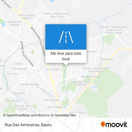 Rua Das Amoreiras mapa