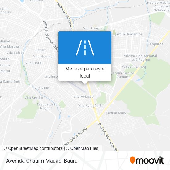 Avenida Chauim Mauad mapa