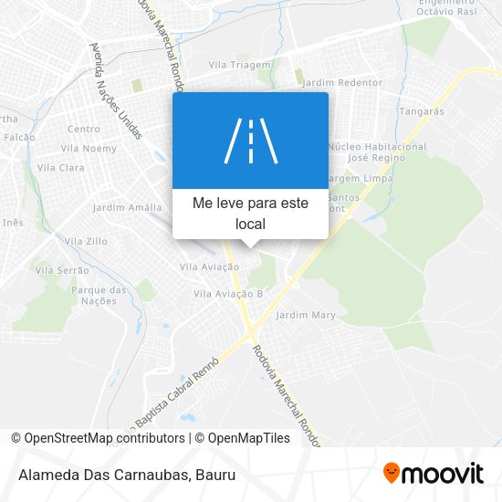 Alameda Das Carnaubas mapa
