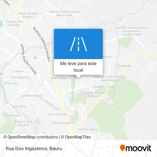 Rua Dos Ingazeiros mapa