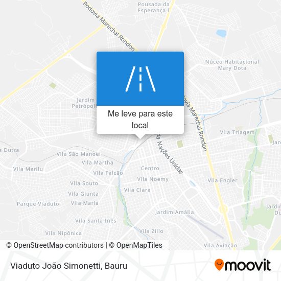 Viaduto João Simonetti mapa