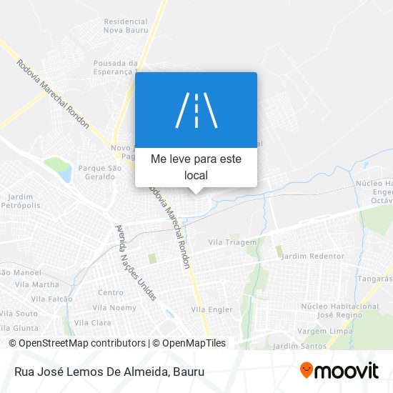 Rua José Lemos De Almeida mapa