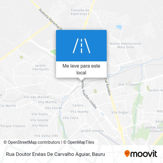 Rua Doutor Enéas De Carvalho Aguiar mapa