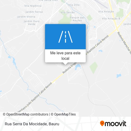 Rua Serra Da Mocidade mapa