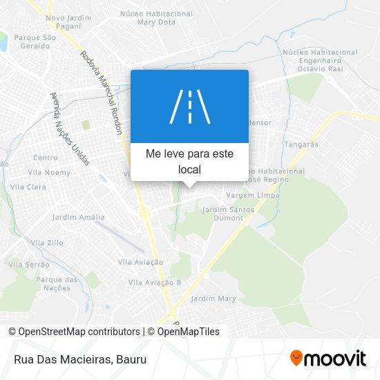Rua Das Macieiras mapa