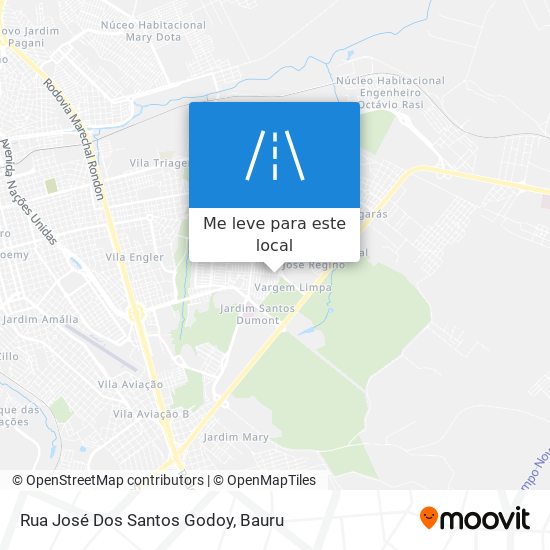 Rua José Dos Santos Godoy mapa