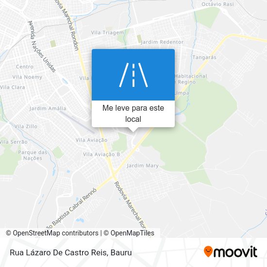 Rua Lázaro De Castro Reis mapa