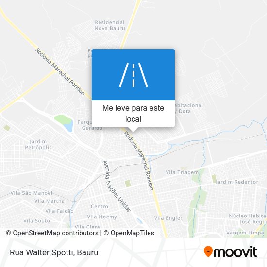 Rua Walter Spotti mapa