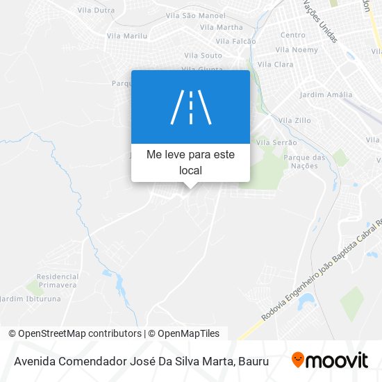 Avenida Comendador José Da Silva Marta mapa