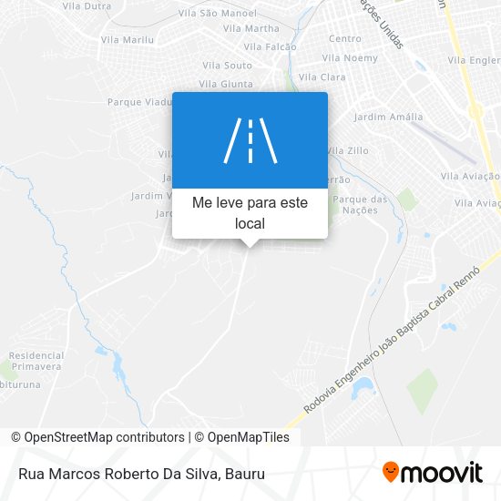 Rua Marcos Roberto Da Silva mapa