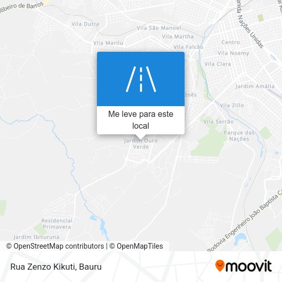 Rua Zenzo Kikuti mapa