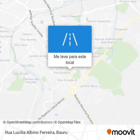 Rua Lucilia Albino Ferreira mapa
