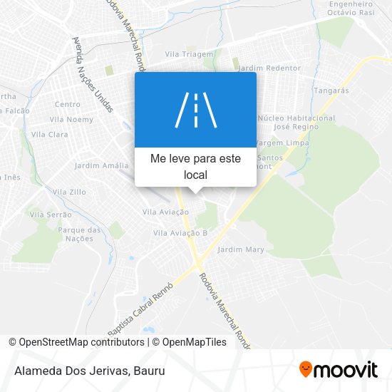 Alameda Dos Jerivas mapa