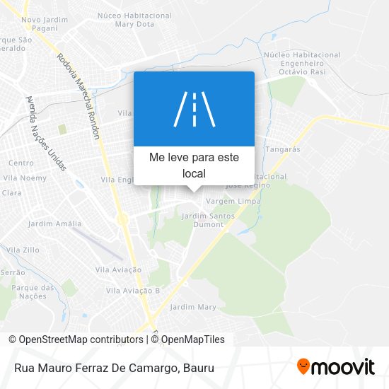 Rua Mauro Ferraz De Camargo mapa