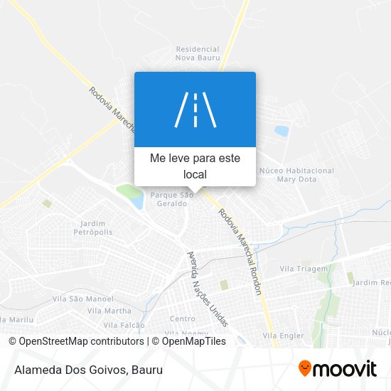 Alameda Dos Goivos mapa