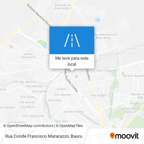 Rua Conde Francisco Matarazzo mapa
