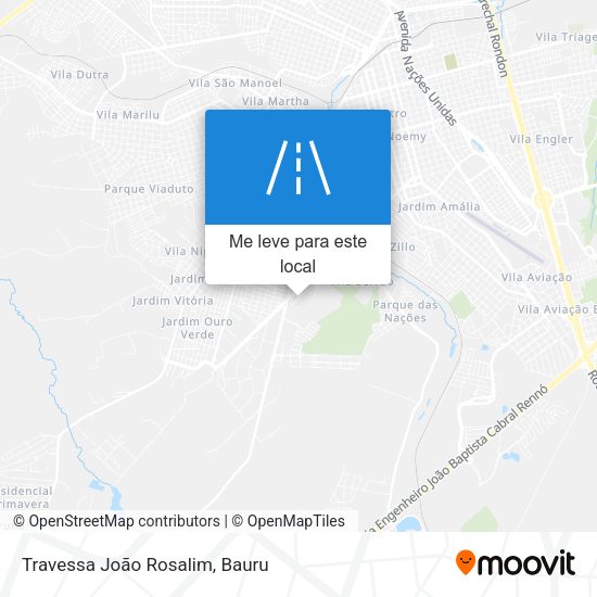 Travessa João Rosalim mapa