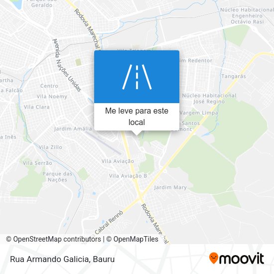 Rua Armando Galicia mapa