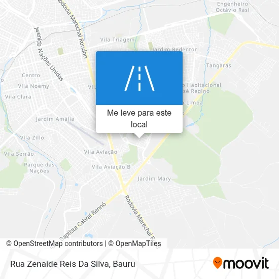 Rua Zenaide Reis Da Silva mapa