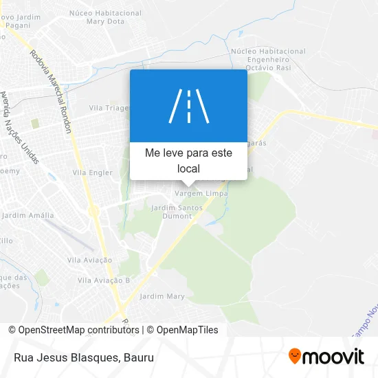 Rua Jesus Blasques mapa