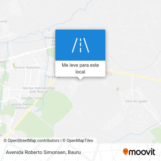 Avenida Roberto Simonsen mapa