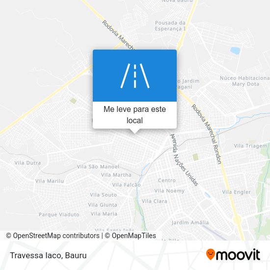 Travessa Iaco mapa
