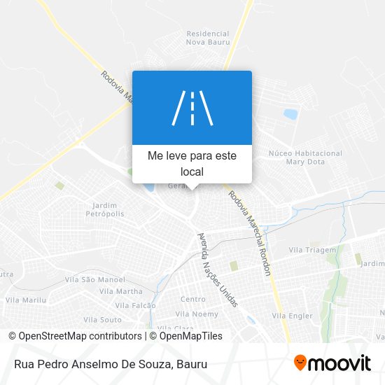Rua Pedro Anselmo De Souza mapa