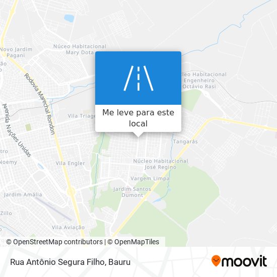 Rua Antônio Segura Filho mapa