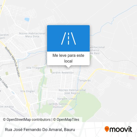 Rua José Fernando Do Amaral mapa