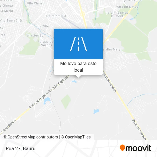 Rua 27 mapa