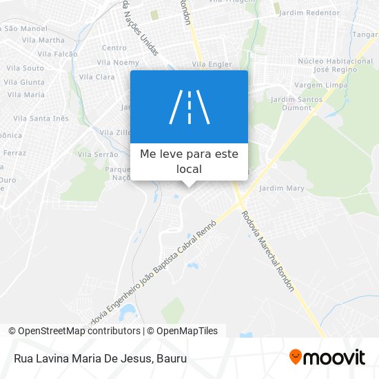 Rua Lavina Maria De Jesus mapa