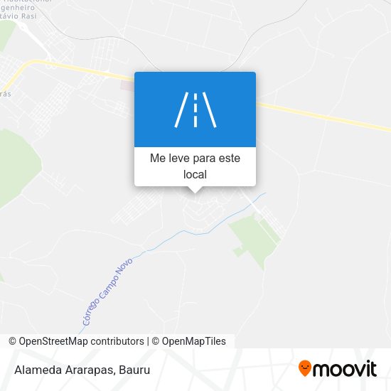 Alameda Ararapas mapa