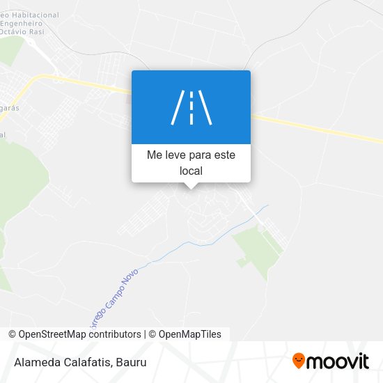 Alameda Calafatis mapa