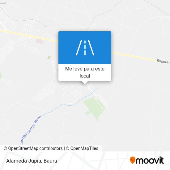 Alameda Jupia mapa